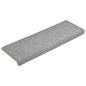 Preview: Teppich-Treppenstufen 15 Stk. 65x21x4 cm Hellgrau