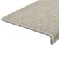 Preview: Teppich-Treppenstufen 15 Stk. 65x21x4 cm Hellgrau