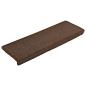 Preview: Teppich-Treppenstufen 15 Stk. 65x21x4 cm Braun