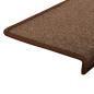 Preview: Teppich-Treppenstufen 15 Stk. 65x21x4 cm Braun