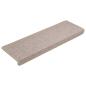 Preview: Teppich-Treppenstufen 15 Stk. 65x21x4 cm Taupe