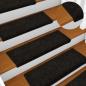 Preview: Teppich-Treppenstufen 15 Stk. 65x21x4 cm Schwarz