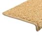 Preview: Teppich-Treppenstufen 15 Stk. 65x21x4 cm Beige