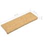 Preview: Teppich-Treppenstufen 15 Stk. 65x21x4 cm Beige