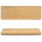 Preview: Teppich-Treppenstufen 15 Stk. 65x21x4 cm Beige