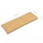 Preview: Teppich-Treppenstufen 15 Stk. 65x21x4 cm Beige