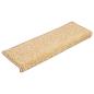 Preview: Teppich-Treppenstufen 15 Stk. 65x21x4 cm Braun