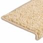 Preview: Teppich-Treppenstufen 15 Stk. 65x21x4 cm Braun