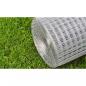 Preview: Maschendrahtzaun Verzinkter Stahl Quadrat 1×25 m Silbern