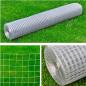 Preview: Maschendrahtzaun Verzinkter Stahl Quadrat 1×25 m Silbern
