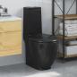 Preview: Keramik-Toilette Abgang Horizontal Schwarz
