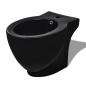 Preview: Standbidet Stand-Bidet Bodenstehend Bidet Keramik schwarz