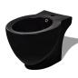 Preview: Standbidet Stand-Bidet Bodenstehend Bidet Keramik schwarz