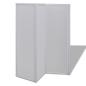 Preview: Duschwand 117x120 cm 3-teilig Faltbar