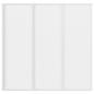 Preview: Duschwand 117x120 cm 3-teilig Faltbar