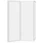 Preview: Duschwand 117x120 cm 3-teilig Faltbar