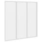 Preview: Duschwand 117x120 cm 3-teilig Faltbar