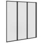 Preview: Badewannen Faltwand Duschabtrennung 141 x 132 cm