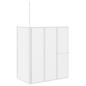 Preview: Duschwand L-Form 70x120x137 cm 4-teilig Faltbar 
