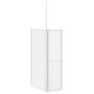 Preview: Duschwand L-Form 70x120x137 cm 4-teilig Faltbar 