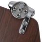 Preview: Toilettensitz MDF Deckel mit Absenkautomatik Design Braun