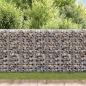Preview: Steinkorb Gabione mit Deckeln Verzinkter Draht 100×30×30 cm 