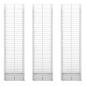 Preview: Gabionen-Set 3-tlg. Verzinkter Draht 25×25×100 cm 