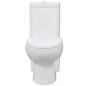 Preview: Toilette für Ecke Keramik Weiß
