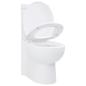 Preview: Toilette für Ecke Keramik Weiß