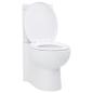 Preview: Toilette für Ecke Keramik Weiß