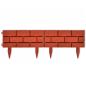 Preview: Rasenkanten 11 Stk. Backstein-Design