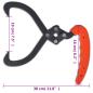 Preview: Holzzange mit PVC-Griff 4 Stk.