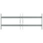Preview: Fenstergitter Verstellbar mit 2 Querstäben 500-650 mm