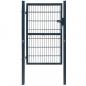 Preview: ARDEBO.de - 2D Zauntor (Einzeltor) Anthrazitgrau 106x210 cm