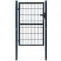 Preview: ARDEBO.de - 2D Zauntor (Einzeltor) Anthrazitgrau 106x230 cm