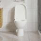 Preview: Toilettensitz mit Absenkautomatik Weiß Quadratisch