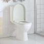 Preview: Toilettensitz mit Absenkautomatik und Quick-Release Weiß Eckig 