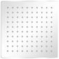 Preview: Regenbrause Edelstahl 20x20 cm Quadratisch