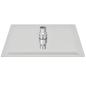 Preview: Regenbrause Edelstahl 25x25 cm Quadratisch