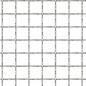 Preview: Wellengitter Edelstahl 100x85 cm 11x11x2 mm