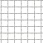 Preview: Wellengitter Edelstahl 100x85 cm 11x11x2 mm