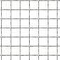 Preview: Wellengitter Edelstahl 100x85 cm 21x21x2,5 mm