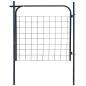 Preview: Gartenzauntor 100 x 100 cm Anthrazit