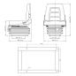 Preview: Gabelstaplersitz Traktorsitz Federung Verstellbare Rückenlehne 