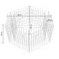 Preview: Sechseckiges Gabionen-Hochbeet 100×90×50 cm
