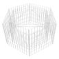 Preview: Sechseckiges Gabionen-Hochbeet 100×90×50 cm