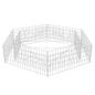 Preview: Sechseckiges Gabionen-Hochbeet 200x173x40 cm