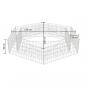 Preview: Sechseckiges Gabionen-Hochbeet 200x173x40 cm