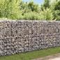 Preview: Gabionenkorb Pflanzkasten Gemüse-Hochbeet Stahl 120×30×50 cm