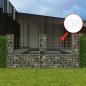 Preview: Gabionenkorb U-Form Stahl 240×20×100 cm